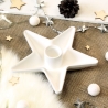 Stern Kerzenhalter für Stabkerzen | Kerzenteller | Weihnachten