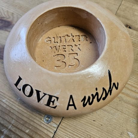 Dekoration Kerzenhalter Love A Wish. Produkt aus Raysin