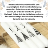 Adventskerzen 4er Set mit Beschriftung in Holzbox ~ Advent