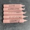 Kerzen Set Lieblingsmensch, Du bist toll wunderbar Glücksfeuer