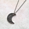 I love you to the moon and back • Kette silber | Halsschmuck