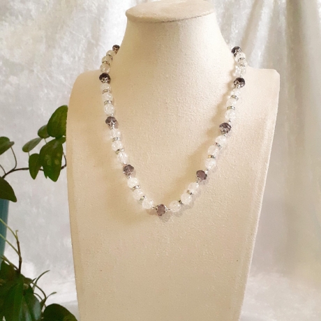 Kette Halskette Perlenkette Schmuck Crash-Perlen Kurzkette 