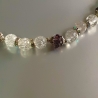 Kette Halskette Perlenkette Schmuck Crash-Perlen Kurzkette 