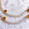 Kette Armband - Set, große Größe Halskette Perlenkette Schmuckset