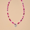 Kinder-Schmuck Kette & Armband Pferdchen Ponny Pink Perlenschmuck