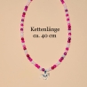 Kinder-Schmuck Kette & Armband Pferdchen Ponny Pink Perlenschmuck