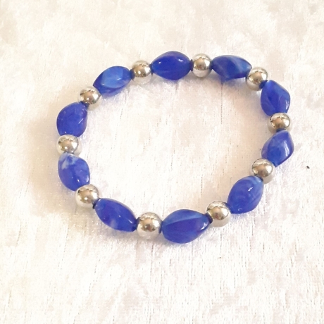Kette Armband - Set, große Größe Halskette Perlenkette Schmuckset