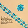 Kinder-Schmuck-Set Kette & Armband Elefant Blau Perlenschmuck 