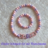 Kinder-Schmuckset Kette und Armband Herzen WUNSCHNAME Marie