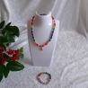 Kinder-Schmuckset Kette und Armband Regenbogen WUNSCHNAME Sophie