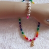 Kinder-Schmuckset Kette und Armband Regenbogen WUNSCHNAME Sophie
