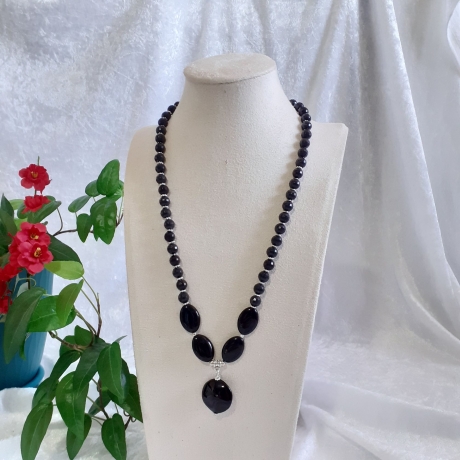 Kette Armband - Set, große Größe Halskette Perlenkette Schmuckset
