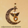 Schutzengel Ketten-Anhänger Halbmond Schmuckanhänger Schmuck Mond