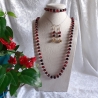 Kette Armband Ohrhänger 3er-Set, Schmuckset große Größe elegant