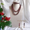 Kette Armband Ohrhänger 3er-Set, Schmuckset große Größe elegant