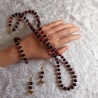 Kette Armband Ohrhänger 3er-Set, Schmuckset große Größe elegant