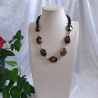 Kette Armband - Set Collier Halskette Perlenkette Schmuckset 