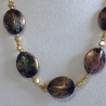 Kette Armband - Set Collier Halskette Perlenkette Schmuckset 