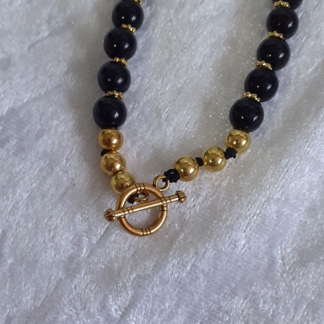 Kette Armband - Set Collier Halskette Perlenkette Schmuckset 