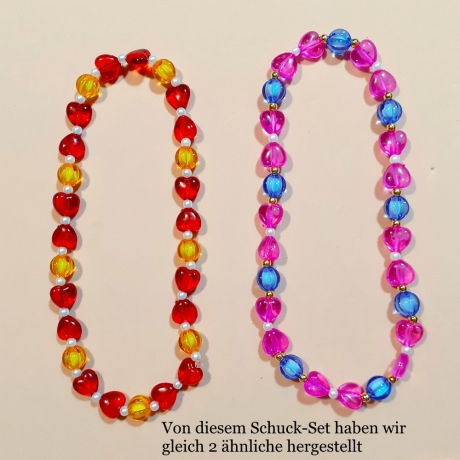 Kinder-Schmuckset aus Kette und Armband Kinderschmuck Wunschname