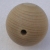 80 x Holzkugeln D=45 mm mit Halbbohrung Sackloch Buche natur