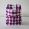 Kulturtasche Kiki Karo violett