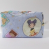 Garden Girls - girl tossed patches blue