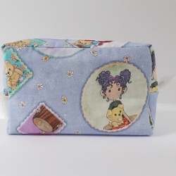 Kulturtasche Kiki Mädchen blau