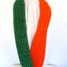 Kinderschlauchschal Kinderloop Orange & Grün handgestrickt