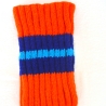 Kinderschlauchschal Halssocke in Blockstreifen gestrickt