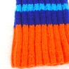 Kinderschlauchschal Halssocke in Blockstreifen gestrickt