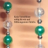 Kinder-Armband Schmuck, elastisch, Perlen gefädelt Hellgrün