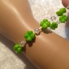 Glücksbringer-Armband Kleeblatt Kinderschmuck Geschenk Schmuck