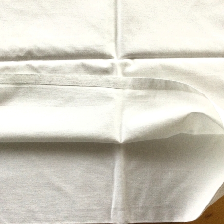 Vintage 3-teilige Kinderbettwäsche Gelb-Hellblau-Caro 70er Jahre