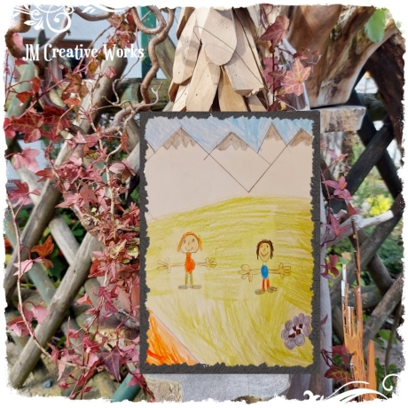 Holzschild-Shabby Kinderbild_personalisiert