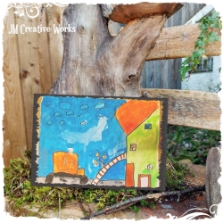 Holzschild-Shabby Kinderbild_personalisiert