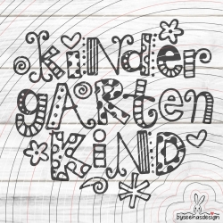 Kindergarten Kind Plotterdatei SVG DXF 