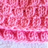 Kinderschal♥rosa aus Baumwolle♥handgestrickt♥von Hobbyhaus