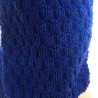 Kinderschal Strickschal in BLAU handgestrickt von Hobbyhaus