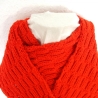 Kinderschal in ROT für Mädchen und Jungen handgestrickt