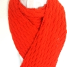 Kinderschal in ROT für Mädchen und Jungen handgestrickt