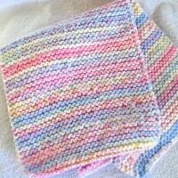 Kinderschal♥Strickschal♥Pastello♥gestrickt von Hobbyhaus