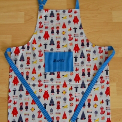 Kinderschürze - Prärie - auf Wunsch personalisiert