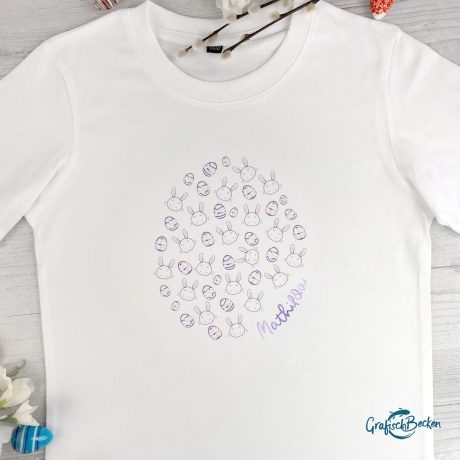 personalisiertes Shirt | Kindershirt | Ostern | Osterei