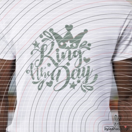 King of the Day Plotterdatei SVG DXF