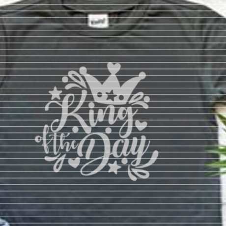 King of the Day Plotterdatei SVG DXF