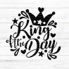 King of the Day Plotterdatei SVG DXF FCM