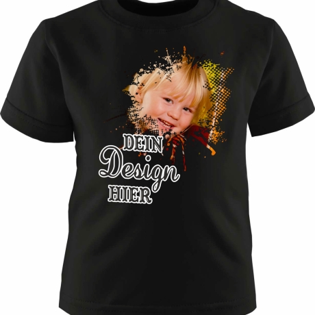 Baby & Kinder Kurzarm T-Shirt personalisiert mit Wunschmotiv