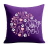 Kissen 40x40 cm bedruckt mit ALL YOU NEED IS A DOG voll