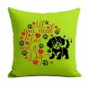 Kissen 40x40 cm bedruckt mit ALL YOU NEED IS A DOG voll
